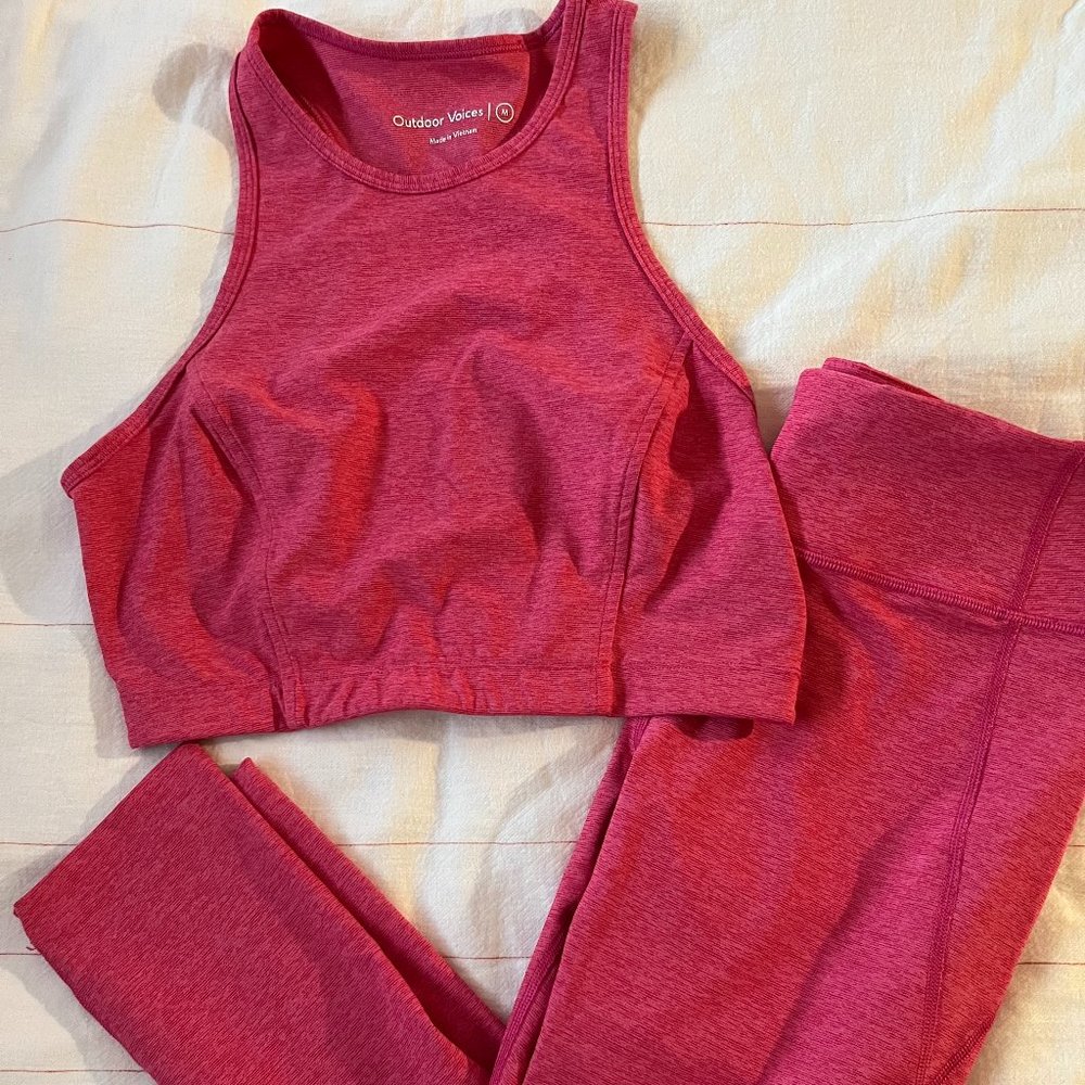 Outdoor Voices Set (PINK) MEDIUM